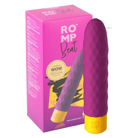 ROMP Beat - vibrador de barra recargable y sumergible (lila)