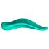 ROMP Wave - vibrador recargable impermeable para clítoris (verde)