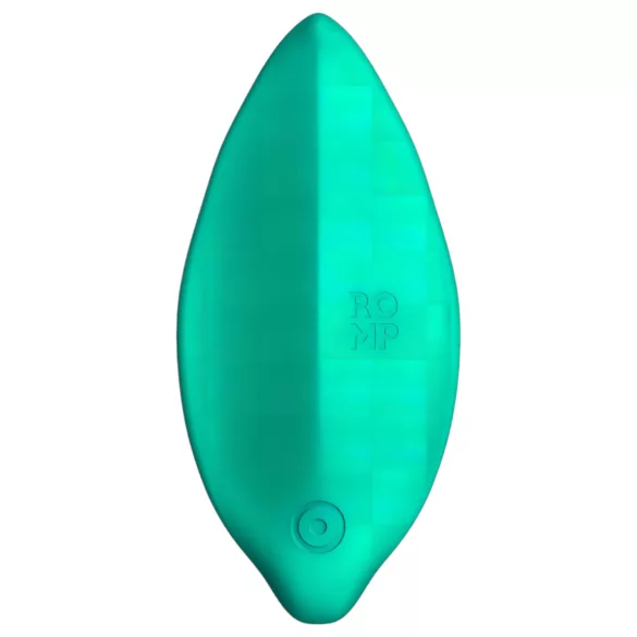 ROMP Wave - vibrador estimulador de clítoris recargable impermeable verde