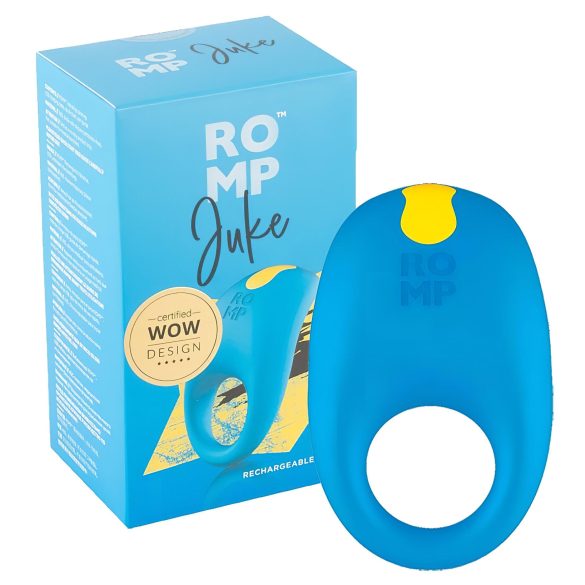ROMP Juke - anillo vibrador impermeable (azul)
