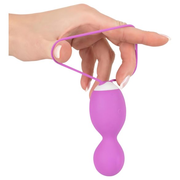 SMILE - huevo vibrador rotatorio - silicona lila