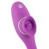 Vibrador 2en1 Recargable You2Toys con 2 Funciones (Púrpura)