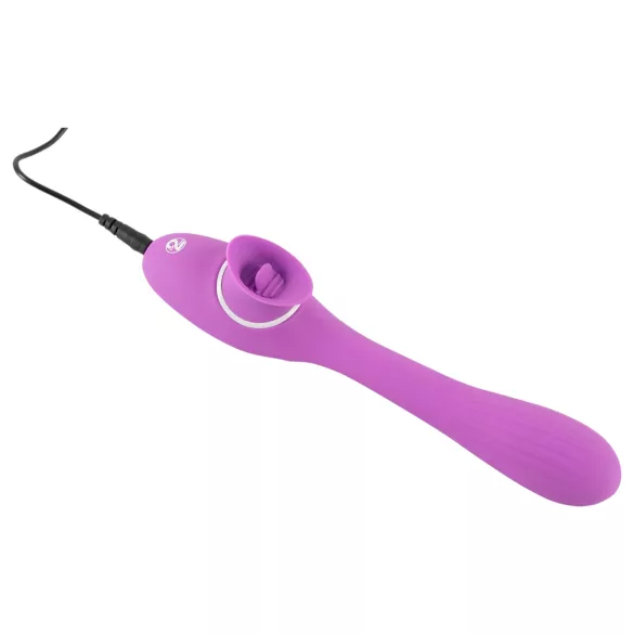 You2Toys - vibrador recargable 2 en 1 - función doble - lila