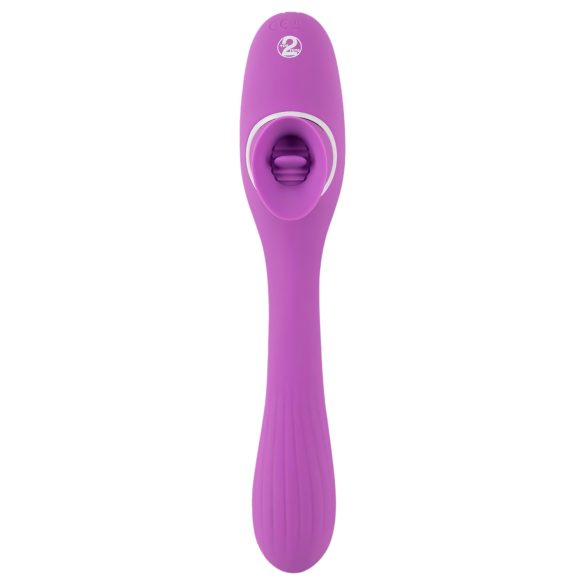 You2Toys - vibrador recargable 2 en 1 - función doble - lila
