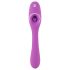Vibrador 2en1 Recargable You2Toys con 2 Funciones (Púrpura)