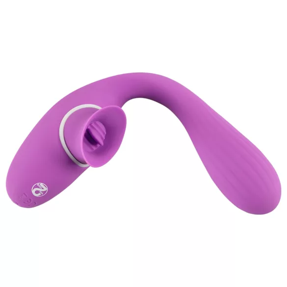 You2Toys - vibrador recargable 2 en 1 - función doble - lila