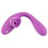Vibrador 2en1 Recargable You2Toys con 2 Funciones (Púrpura)