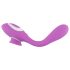 Vibrador 2en1 Recargable You2Toys con 2 Funciones (Púrpura)