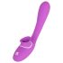 Vibrador 2en1 Recargable You2Toys con 2 Funciones (Púrpura)
