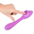 You2Toys - vibrador recargable 2 en 1 - función doble - lila