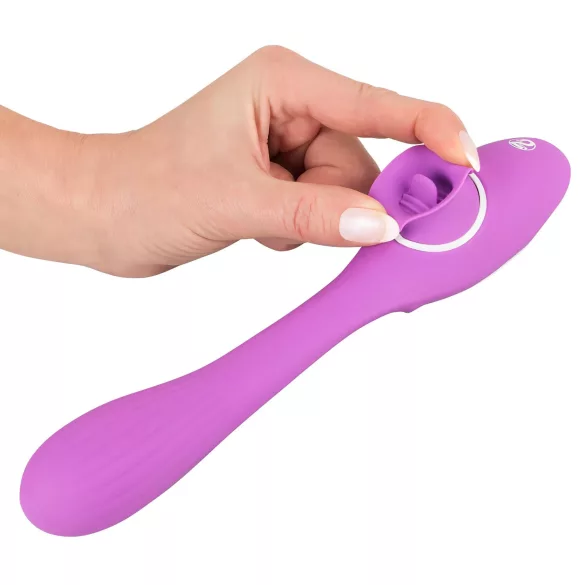 You2Toys - vibrador recargable 2 en 1 - función doble - lila