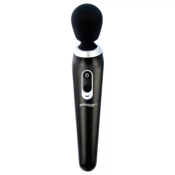 PalmPower Extreme Wand - masajeador recargable vibrador - silicona negra