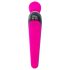 Vibrador de masaje recargable (rosa-negro)