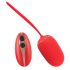 Huevo vibrador Smile - recargable y con control remoto (rojo)