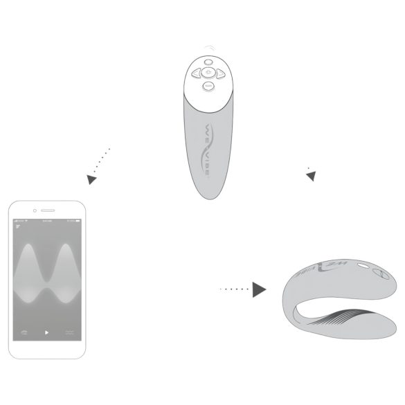 We-Vibe Chorus - vibrador inteligente recargable (rosa)