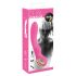 Vibrador Dual Petit recargable, 2 motores (rosa)