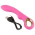 Vibrador Dual Petit recargable, 2 motores (rosa)
