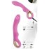 Vibrador Dual Petit recargable, 2 motores (rosa)