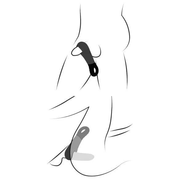 Fun Factory Manta - vibrador para el glande (negro)