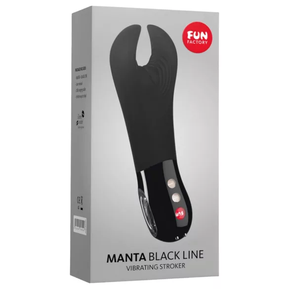 Fun Factory Manta - vibrador para el glande (negro)