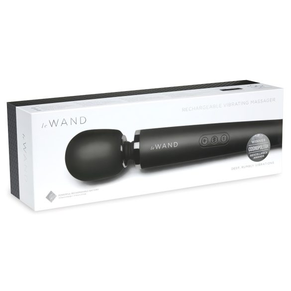 Le Wand Petite - vibrador masajeador exclusivo recargable (negro)