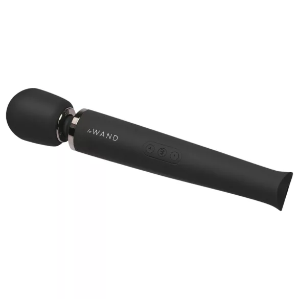 Le Wand Petite - masajeador vibrador exclusivo recargable (negro)