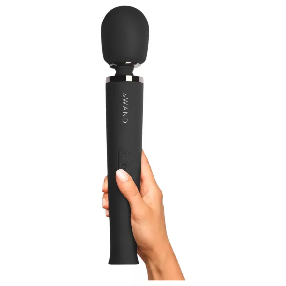 Le Wand Petite - masajeador vibrador exclusivo recargable (negro)