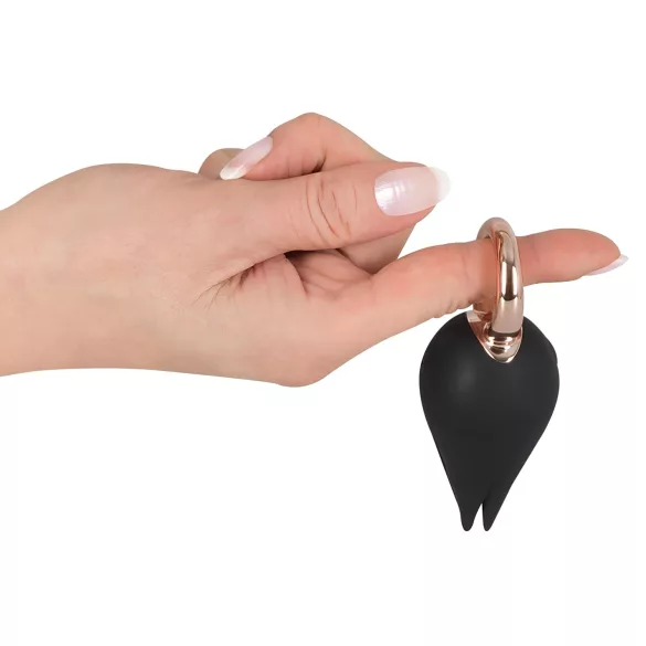 Belou - vibrador de clítoris recargable impermeable - negro