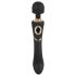 Varita Cleopatra - masajeador vibrador recargable e impermeable (negro)