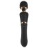Varita Cleopatra - masajeador vibrador recargable e impermeable (negro)