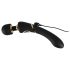 Vibrador masajeador Cleopatra - recargable y resistente al agua (negro)