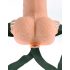 Fetish Strap-On 6 - arnés con vibrador hueco (natural)