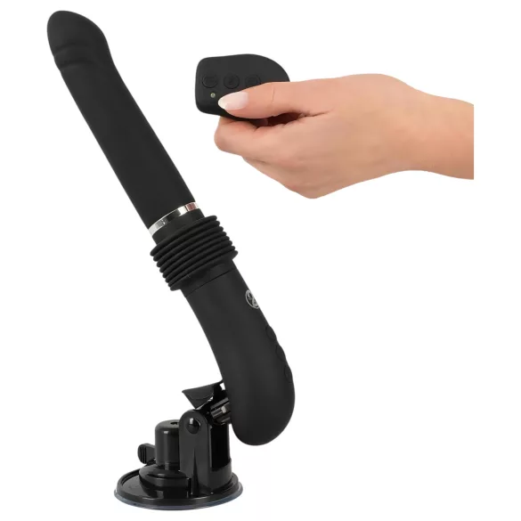 You2Toys - Máquina sexual con mando - vibrador empujador recargable - negro