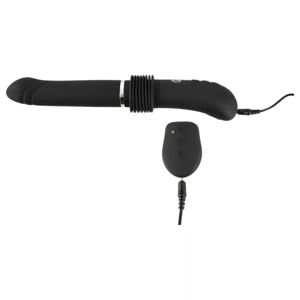 You2Toys - Máquina sexual con mando - vibrador empujador recargable - negro