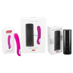   Kiiroo Onyx+ y Pearl 2 - set de pareja con masturbador y vibrador