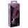 Vibrador Rabbit Punto G con Estimulador de Clítoris Recargable (Lila)
