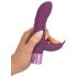 Vibrador Rabbit Punto G con Estimulador de Clítoris Recargable (Lila)