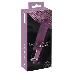   You2Toys Elegant Realista - vibrador recargable e impermeable (lila)
