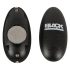 Black Velvet - vibrador anal recargable con empuje (negro)