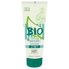 HOT Bio 2EN1 - Gel lubricante y masaje base agua (200ml)