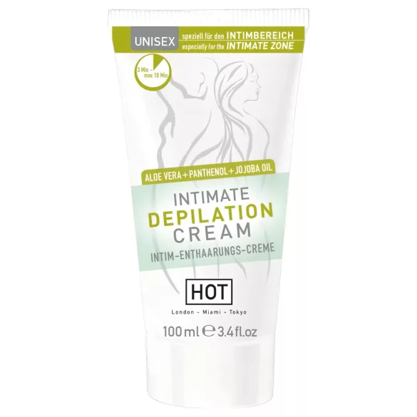 HOT Intimate - crema depilatoria íntima con espátula 100ml