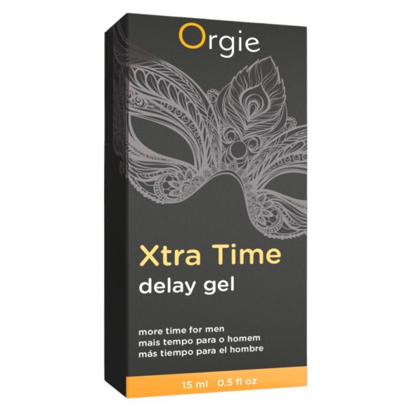 Orgie Xtra Time - Gel retardante de eyaculación para hombres (15 ml)