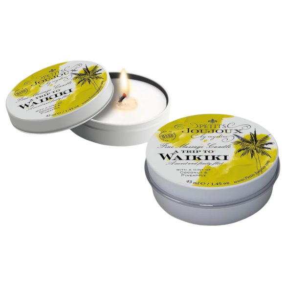 Petits Joujoux Waikiki - vela masaje - coco y piña (43ml)