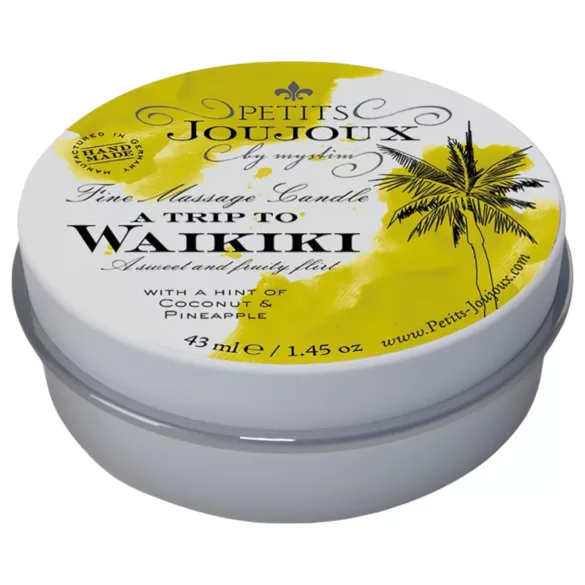 Petits Joujoux Waikiki - vela de masaje - coco piña - 43 ml