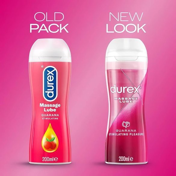 Durex - Aceite de masaje y lubricante 2 en 1 - Guaraná - 200 ml