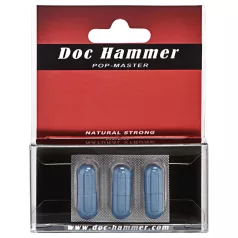   Doc Hammer - cápsulas estimulantes unisex - suplemento (3 unidades)
