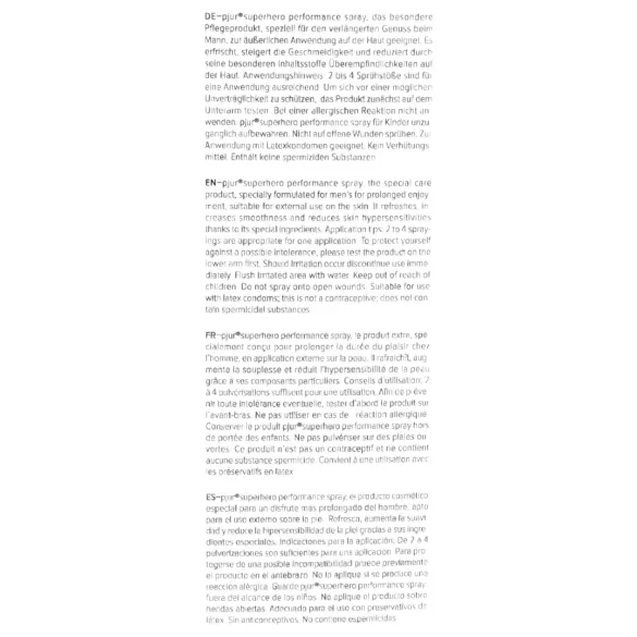 Pjur - spray retardante para orgasmo - efecto prolongado - 20ml