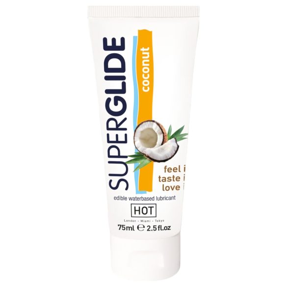 HOT Superglide Coco - Lubricante comestible (75ml)