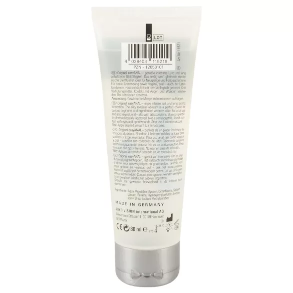 easyANAL - kit cuidado y lubricante anal - set de 2 piezas
