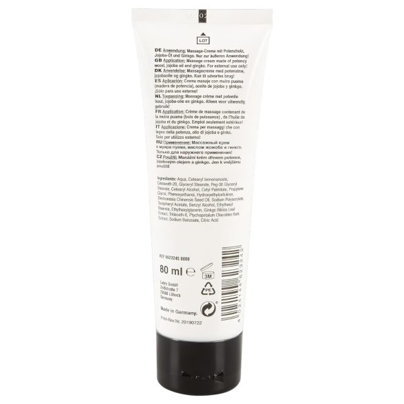 Erección de acero - crema para el pene (80 ml)